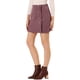 thumbnail image 4 of FALDA CHIC para Mujeres de Corduroy de Cintura Alta con Botones Decorativos, Falda Mini A Line 2XL Rosa Oscuro, 4 of 7