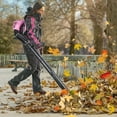thumbnail image 6 of Backpack Leaf Blower Gas Powered - 52CC 550 CFM 2 Stroke Backpack Gas Powered Leaf Blower, Grass Lawn Blower Air Cooling Gasoline Backpack Grass Blower, Backpack Snow Blower for Garden, 6 of 10