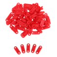 thumbnail image 2 of 100 Piezas de Raqueta de Badminton Sunnimix ojetes de Silicona rojo Tamaño S, 2 of 8