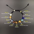 thumbnail image 3 of Universe Solar System Galaxy Eight Planets Stone Beads Braided Bracelet Gift, 3 of 9