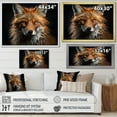 thumbnail image 4 of Designart "Photogenic Fox Portrait" Animals Canvas Print, 4 of 5