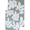 thumbnail image 2 of Chesapeake Monte Carlo 2pc Moonstone & White Bath Rug Set (21"x34" & 17"x24"), 2 of 6