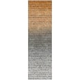 thumbnail image 2 of Addison Rugs Mayfield Premium Machine Washable Transitional Abstract Copper Runner Rug, 2'3" x 7'6", 2 of 6