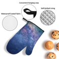 thumbnail image 5 of YFYANG Oven Mitts and Pot Holders Sets 4 Pieces, Non-Slip Heat Resistant Mysterious Galactic Night Sky Kitchen Glove Pot Mat for Cooking and Baking, 5 of 8