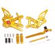 thumbnail image 4 of Reposapiés traseros ajustables de competición dorados para Honda CBR1000RR-R SP 2021-2025, 4 of 16