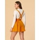 thumbnail image 4 of INSPIRE CHIC Faldas Con Tirantes De Cintura Alta Para Mujer Con Cordones Y Minifalda Con Tirantes Amarillo L, 4 of 5
