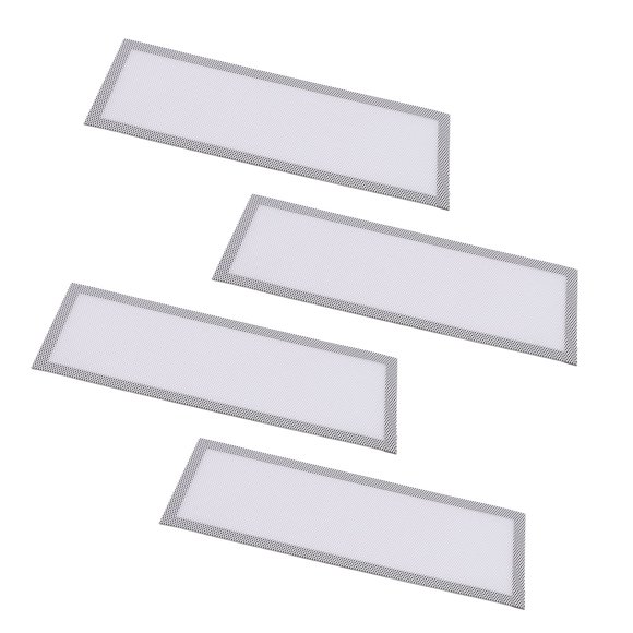 Wear Resistant Magnetic Floor Register Vent Cover, Set of 4 PVC Vent Mesh Filter Screen for Wall, Ceiling, and Home Vent