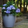 thumbnail image 2 of 24" Barcelona Extra Large Outdoor Planter. Big Round Frost Resistant Polyresin Flowerpot, 2 of 4