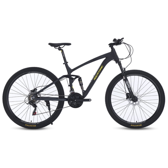 Rocatomic | Bicicleta Cruiser | Rodada 29 | 21 Velocidades | Doble Suspension | Freno De Disco Hidráulico | (Negro)