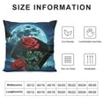 thumbnail image 5 of Patifu  Romantic Red Rose Cushion Covers for Valentine's Day,Galaxy Moonlight Throw Pillow Covers   Pillow Covers,Blossom Flowers Cushion Cases for Anniversary, 5 of 5