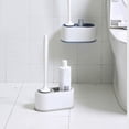 thumbnail image 2 of Escobilla De Inodoro Con Soporte Juego De Limpieza De Inodoro Moderno Juego De Cepillo Y Soporte De Limpieza De Inodoro Resistente Para Baño Baño Hogar Inevent HA027621-02, 2 of 6