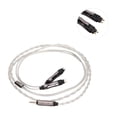 thumbnail image 1 of Silver Plated Headphone Cable, Earphone Replacement Cable 120 Cm/47.2in Noise Reduction Professional 36 Core Braiding Process  for HD650 for, 1 of 8