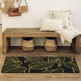 thumbnail image 3 of msiwtych Line Flower Bathroom Rugs, 3 of 4