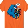 thumbnail image 3 of Marvel Thor - Birthday Four - Toddler and Youth Short Sleeve Graphic T-Shirt, 3 of 5