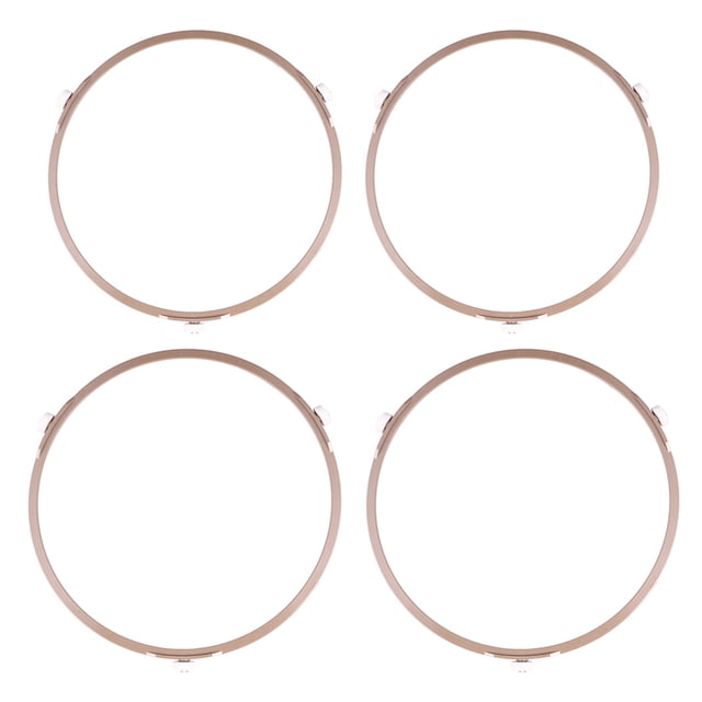 Microwave Replacement Turntables 4Pack Round Shape for Rapid Heating and High Temperature Resistance