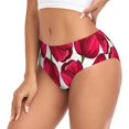 thumbnail image 2 of Balery Tulips Flowers Ropa Interior de Algodón para Mujer con Dibujo – Braguitas Cómodas y Elásticas, Estilo Clásico-3X-Large, 2 of 6