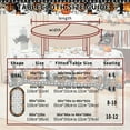 thumbnail image 6 of Spider Web Tablecloth - 60 x 102 Inch, Oval Halloween Table Cloth Decor, 6 of 6