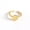 Gold, variant on 925 Silver Irregular Adjustable Ring, Sterling Silver Open Ring