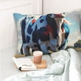thumbnail image 4 of Fotbe Colorful Cow Pasture Funda de Almohada Decorativa Estilo Occidental, Lujo en Algodón, Fundas para Almohadas King, Cojín Estampado para Decoración del Hogar-16"x24", 4 of 6