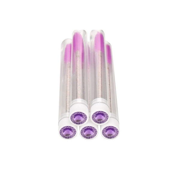 Minnieouse 5 piezas de cepillo de pestañas de un solo uso, cepillos para mujeres, aplicador de extensión, ligero, antideslizante, rizador de pestañas, Protección de la piel tipo 5 Minnieouse CE014515-05