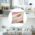 thumbnail image 5 of Pink-Gold-and Gray Diagonal Brush Strokes Pillow Cases,, 5 of 7