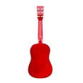 thumbnail image 4 of Guitarra acústica profesional de madera de 23 pulgadas con púa y cuerdas para niños principiantes. Puesta de sol, 4 of 9