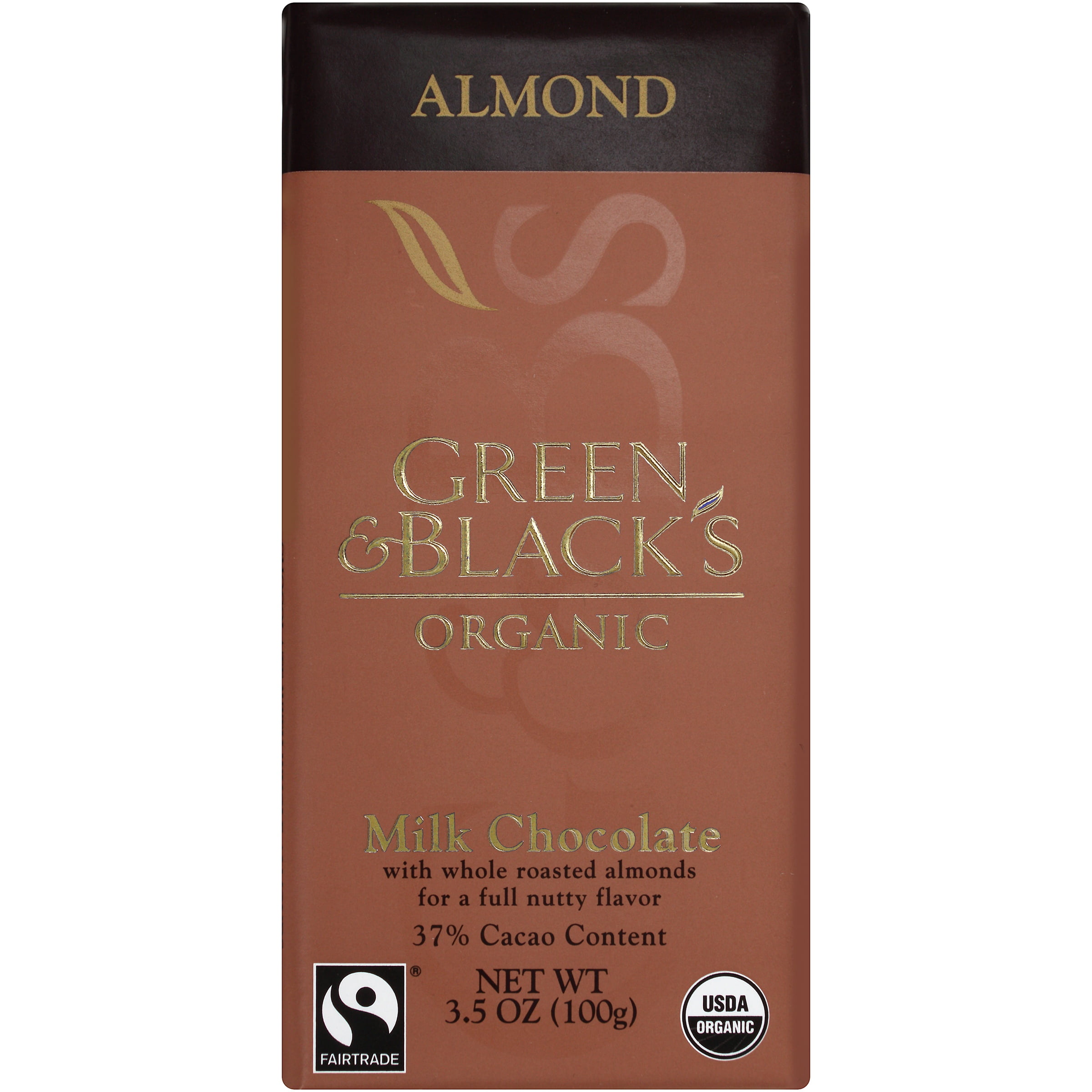 Green and Black's Organic Milk Chocolate Almond, 3.5 OZ by Mondelez Global LLC