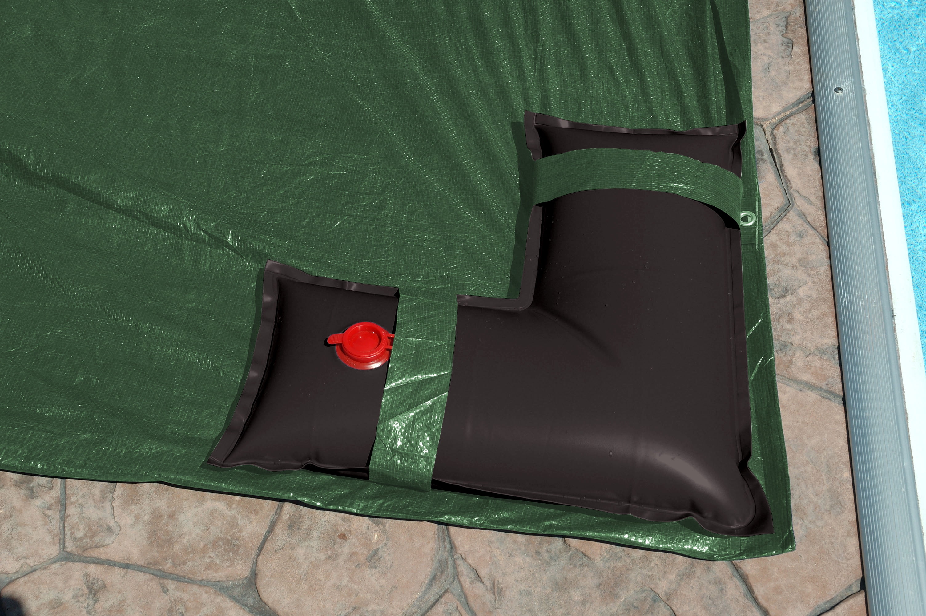 Pool Mate Winter Water Bag For Swimming Pool Covers HeavyDuty 16 Gauge