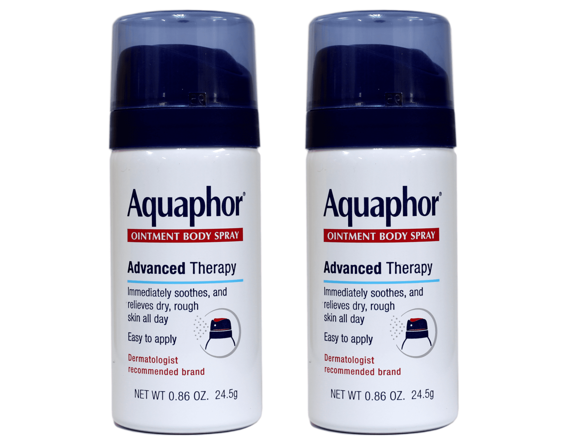 Aquaphor Ointment Body Spray Advanced Therapy Travel Size 0.86 oz Pack