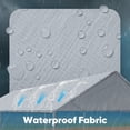 thumbnail image 2 of Quictent 10x20 ft Carport Replacement Tarp Canopy Top Cover with Bungees Balls, for Garage Party Tent Shelter - Gray, One Roof Only, 2 of 8