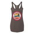 thumbnail image 2 of Wild Bobby Summer Paradise Let the Sea Set You Free Women Tri-Blend Racerback Tank Top, 2 of 6