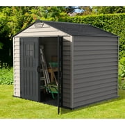 DuraMax 7ft x 7ft StoreMax Plus Vinyl Shed with Molded Floor