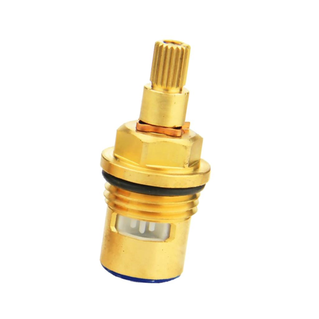 Brass Replacement Ceramic Disc Cartridge Basin Faucet Valve Tap Handle Handwheel 