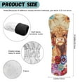 thumbnail image 6 of Yuyamidu Highland Cow Golf Club Head Covers Colorful Boho Flowers Driver Headcover Hybrid Headcover Fairway Wood Head Covers PU Leather for Golf Clubs, 6 of 8