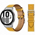thumbnail image 1 of No Gaps Leather Band For Samsung Galaxy Watch 4 classic 46mm 42mm 44mm 40mm smartwatch belt Bracelet correa Galaxy Watch 4 strap, 1 of 8