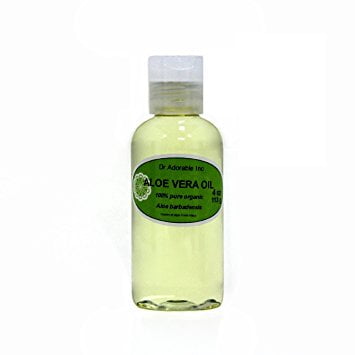 Dr. Adorable - 100% Pure Aloe Vera Oil Organic Cold Pressed Infused Natural Hair Skin - 4