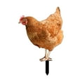 thumbnail image 1 of Estaca de jardín de pollo, estatua de Animal, decoración, regalos artísticos, estatuilla acrílica de pollo Estilo B, 1 of 8