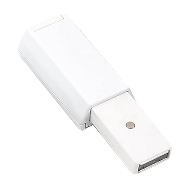 Injueey Dispositivo de puerta oculta de succión magnética fuerte, puerta Invisible fácil de abrir con una sola pulsación para más Almacenamiento y organización del hogar ABS blanco
