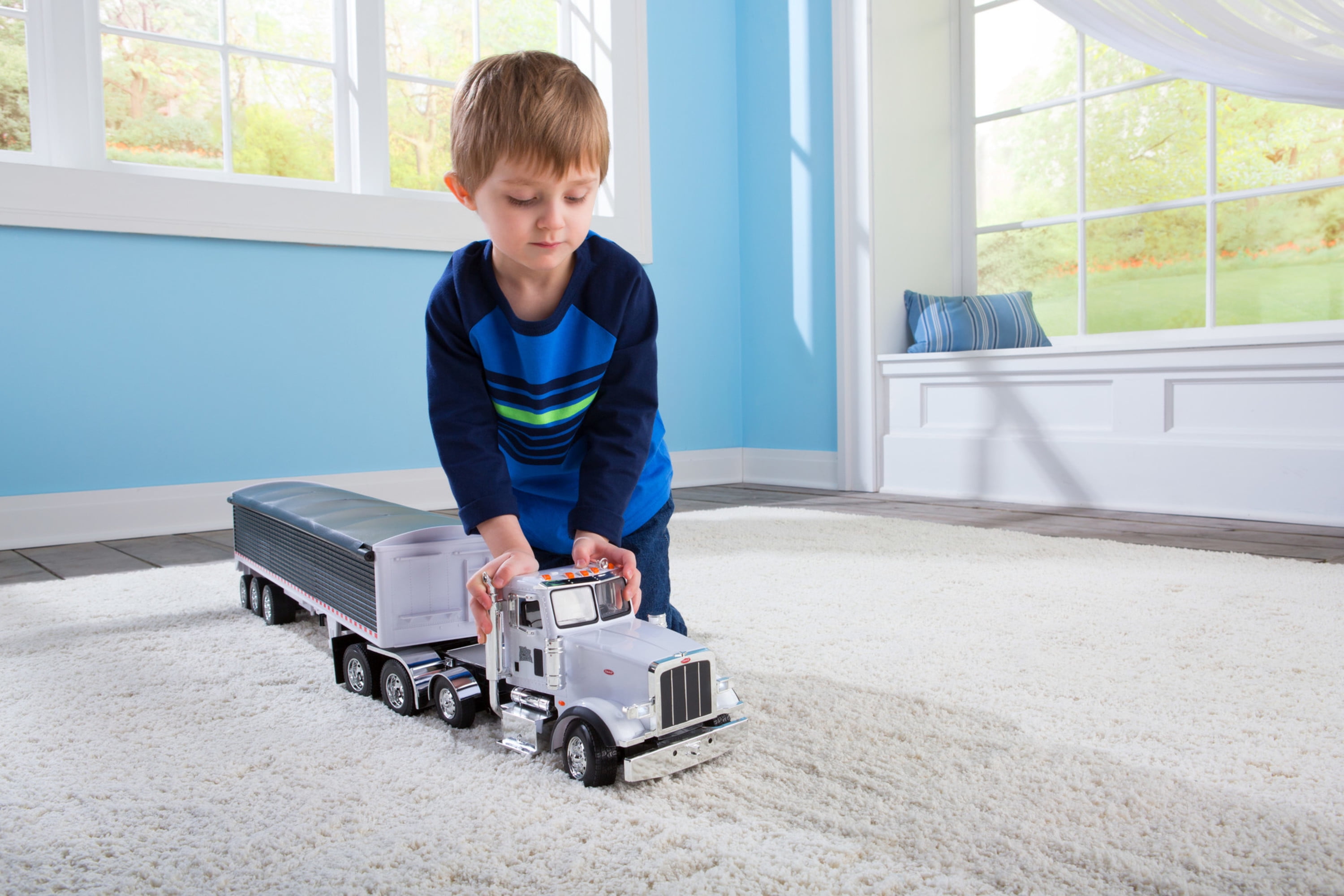 ertl big farm semi with grain trailer