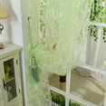 thumbnail image 1 of EIMELI Leaf Type Tulle Voile Door Window Curtain Drape Panel Sheer Scarf Valance Yellow, 1 of 4