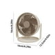 thumbnail image 3 of Countertop Fan Battery Powered Small Portable Adjustable Speed USB Rechargeable Fan Powerful Fan Suitable For Children Women Men Indoor Outdoor Traveling, 3 of 6