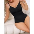 thumbnail image 5 of DARING DIVA Women's V Neck Backless Camisole Thong Leotard 3X-Large Black, 5 of 6