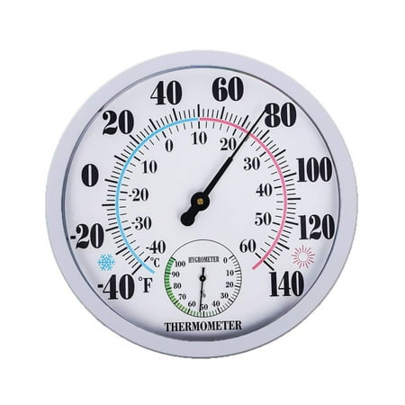 

No Battery Required Hanging Hygrometer Round 2 Inch Indoor Outdoor Wall Weather Thermometers No Battery Required Round 2 Inch For Home Room Freezer Greenhouse White