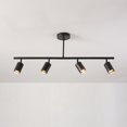 thumbnail image 2 of Globe Electric 4-Light Matte Black Adjustable Height Track Lighting, Contemporary Style, 2 of 9