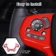 thumbnail image 5 of TINKI Steering Wheel Cover Trim for Honda Pilot 2019-2022/ Honda Passport 2019-2023 Elite, ABS Material Car Steering Wheel Button Frame Decoration Protector Accessories, 5 of 14