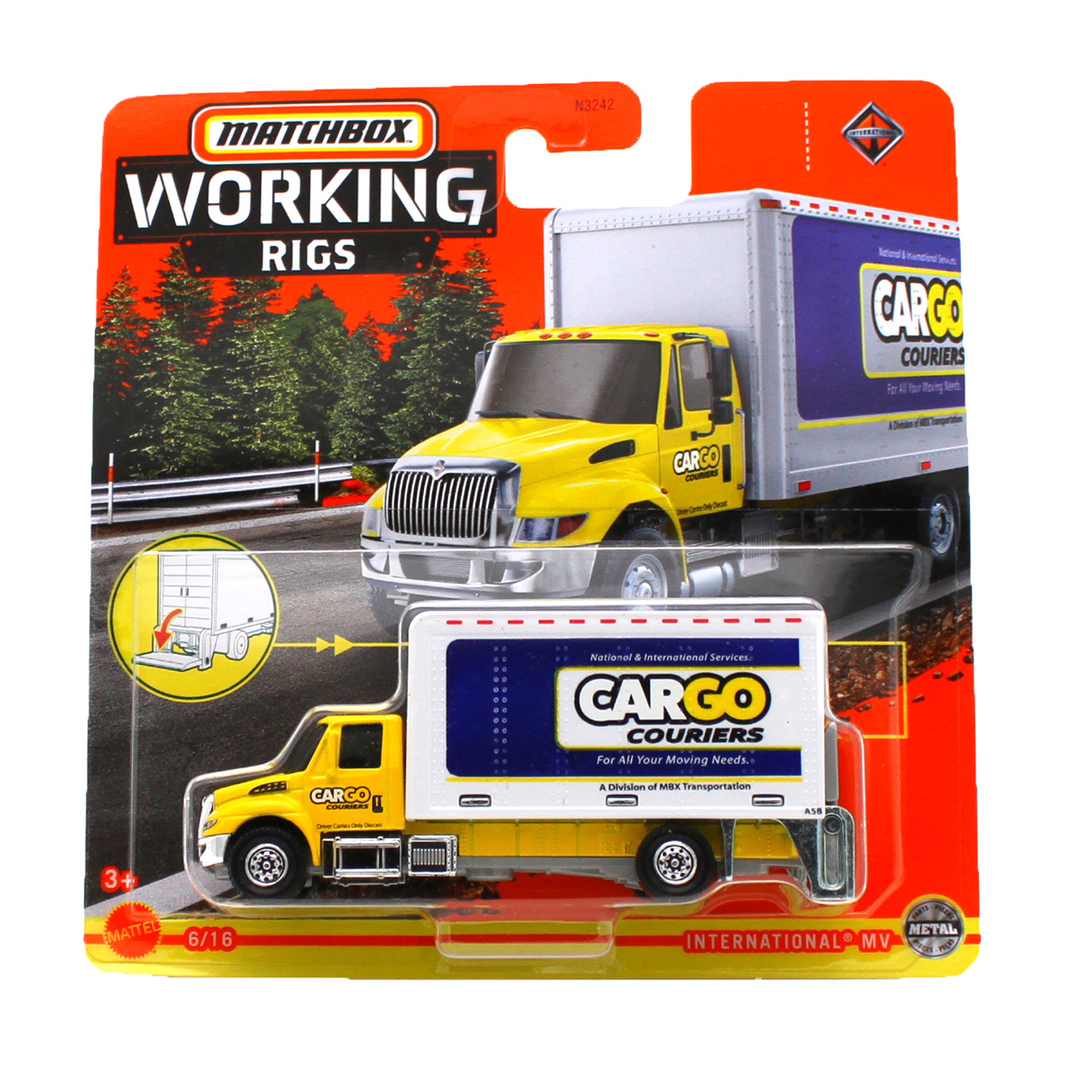 Matchbox Working Rigs International MV Cargo Couriers