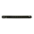 thumbnail image 1 of Eaton Tripp Lite Series PDU avec Mesure 200V - 240V 20A 8 C13; 2 C19 C20 Horizontal 1URM - Montage sur Rack Horizontal - Unité de distribution d'Alimentation (Montable sur Rack) - 20 A - CA 200/208/230/240 V - 3,8 kW - Entrée : IEC 60320 C20 - Connecteurs de Sortie : 10 - 1U - 19 Pouces, 1 of 7