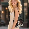 thumbnail image 3 of ZUXONGSY Snowflake Snowman Cardinal Print Shoulder Handbag for Women PU Leather Crossbody Bag Mini Satchel with Adjustable Wide Strap for Travel Shopping, 3 of 7