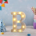 thumbnail image 6 of LED Alphabet Letter Lights for Parties, KT Board Digital Scene Decoration Props, Illuminated Decorative Letters for Birthdays, Weddings, and Kids’ Rooms, Customizable Names and Words, 6 of 6