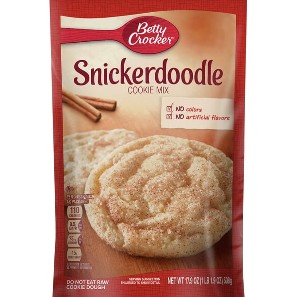 Betty Crocker Snickerdoodle Cookie Mix Betty Crocker Snickerdoodle Cookie Mix, 17.9 oz Box - Walmart.com